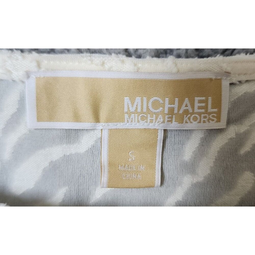 Michael Kors Women's Short Dolman Sleeve Side Front Tie Blouse Top White Size S - Picture 7 of 11